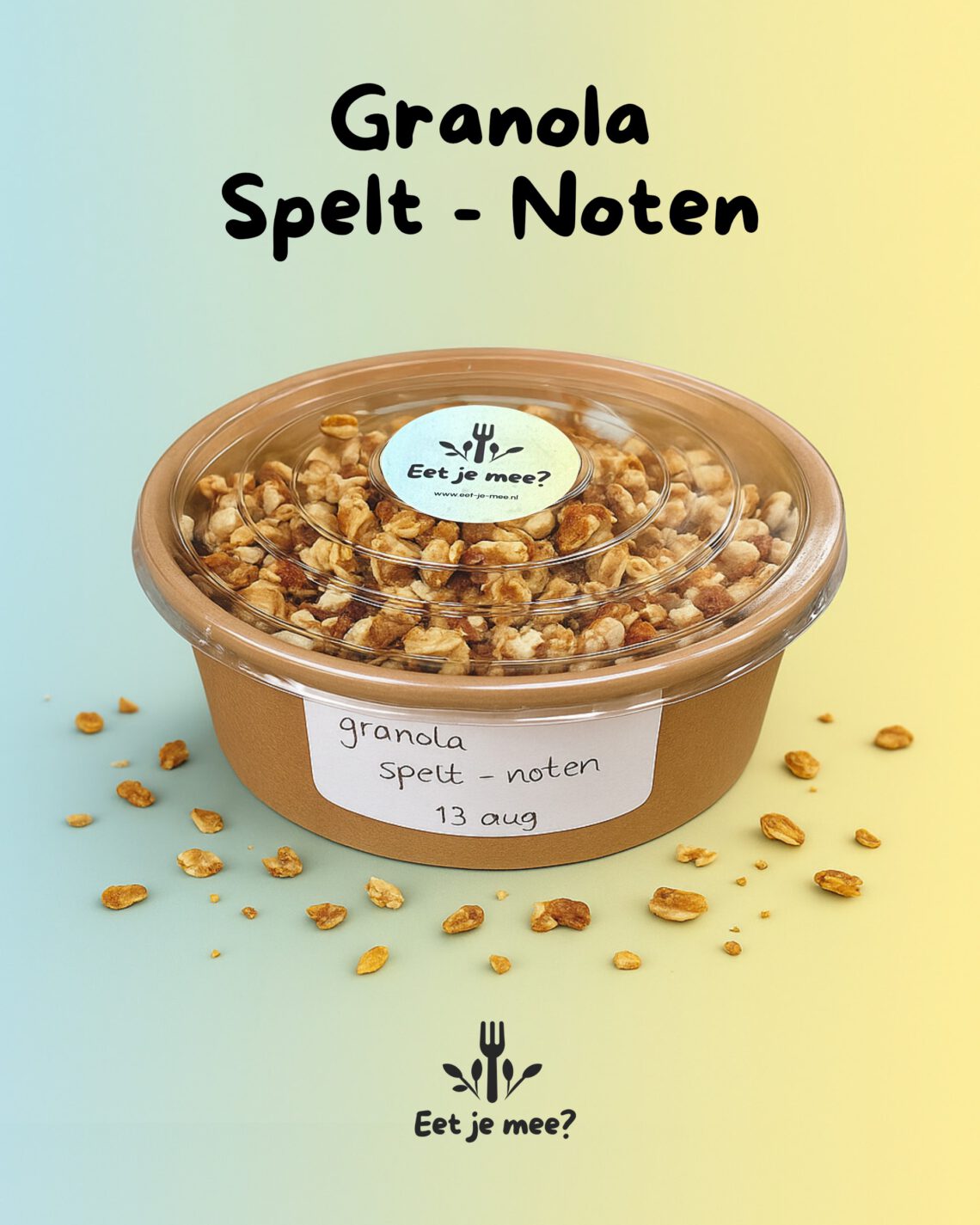 Granola - Spelt & noten - Afbeelding 2