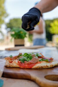 Houtgestookte pizza oven