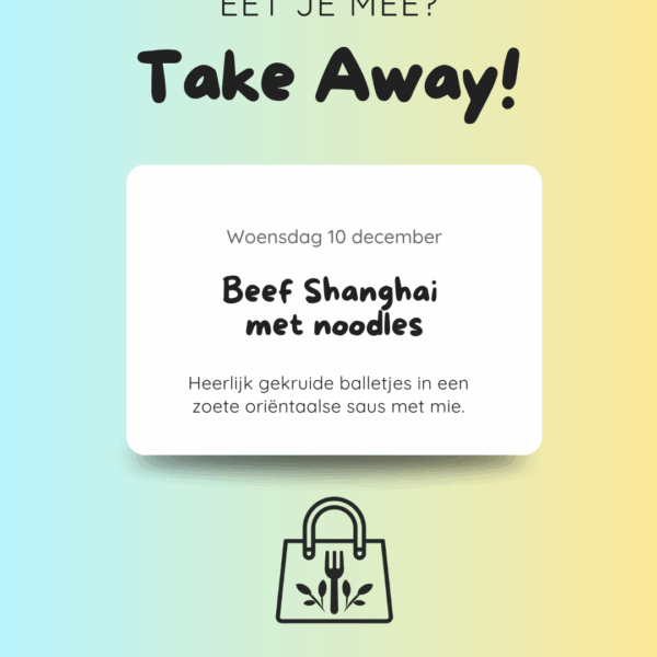 Woe 10 dec. - Beef Shanghai